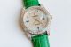 Swiss Replica Rolex Datejust 41MM Diamonds Watch Stainless Steel Green Leather Strap (2)_th.jpg